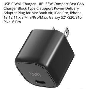NWT UIBI GaN 33W Mini Fast Charger.